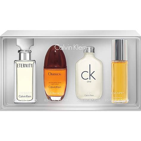 calvin klein miniature perfume set